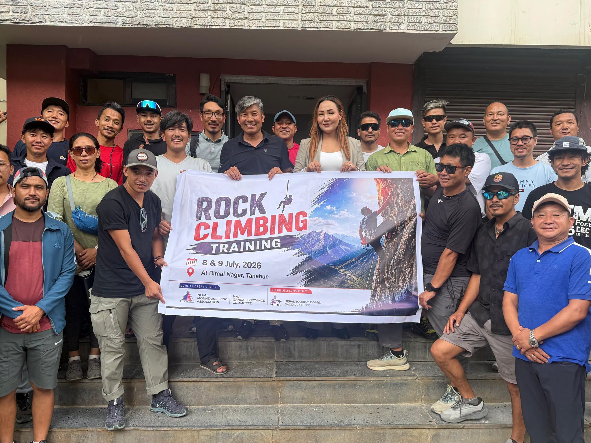 Rock-Climbing Training Begins in Bimal Nagar to Strengthen Nepal’s Mountain Professionals