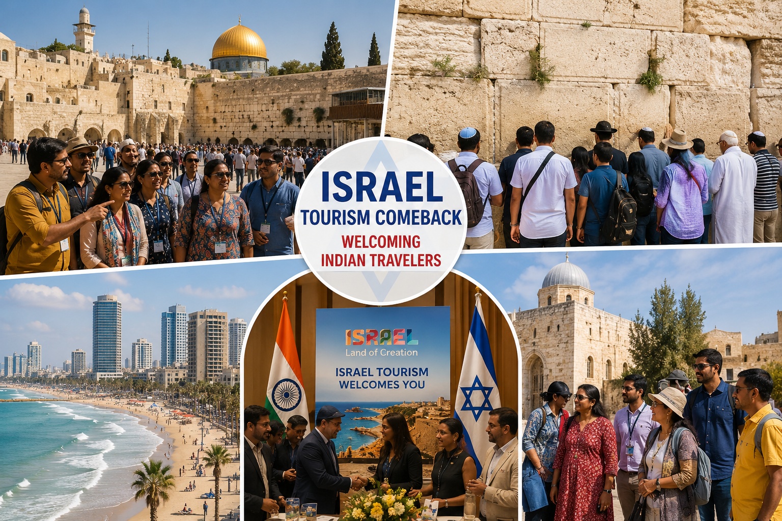Israel Targets Strong Recovery in Indian Tourism with New Campaigns and Better Connectivity